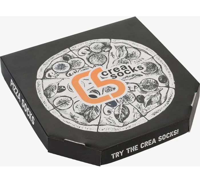 Pánské ponožky Pizza vícebarevné - Crea Socks