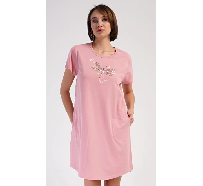 Dámské domácí šaty s krátkým rukávem model 21202723 - Vienetta