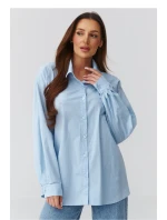 Košile s dlouhým rukávem model 224102 Makadamia Košile s dlouhým rukávem model 224102 Makadamia