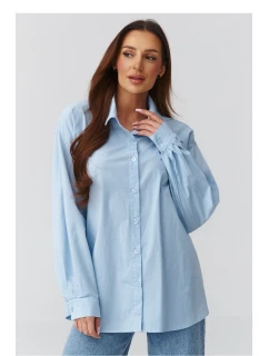 Košile s dlouhým rukávem model 224102 Makadamia