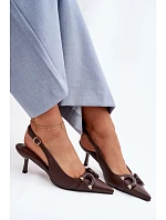 Sandály na podpatku  model 225956 Step in style