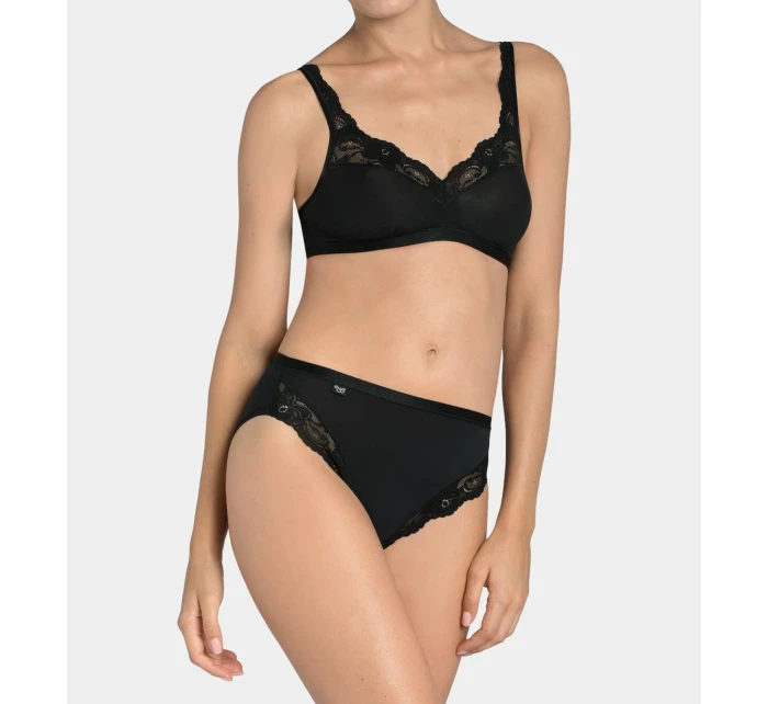 Dámské kalhotky sloggi Romance Tai - černé - SLOGGI Dámské kalhotky sloggi Romance Tai - černé - SLOGGI