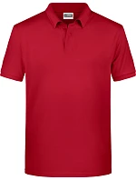 Pánské piqué polo z bio bavlny 02. red model 22437841 - Daiber Pánské piqué polo z bio bavlny 02. red model 22437841 - Daiber