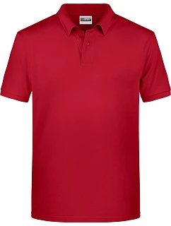 Daiber 8010 Pánské piqué polo z bio bavlny 02.8010 red