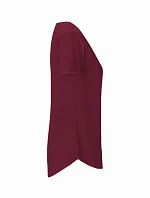 Neutral O 80012 Dámské bio tričko s ohrnutými rukávy 77.8012 bordeaux Neutral O 80012 Dámské bio tričko s ohrnutými rukávy 77.8012 bordeaux
