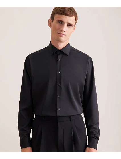 Performance Men Nežehlivá košile s dlouhým rukávem model 22463887 black - Seidensticker Performance Men Nežehlivá košile s dlouhým rukávem model 22463887 black - Seidensticker