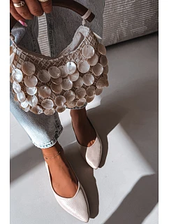 Baleríny z eko kůže Béžové model 22091910 - Boto