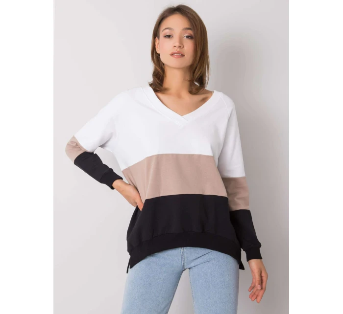 Mikina RV BL 5972.07 černá a béžová