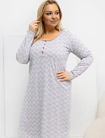 Noční košile plus size model 223309 Forever Pink