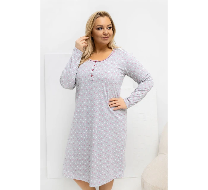 Noční košile Plus Size model 223309 Forever Pink Noční košile Plus Size model 223309 Forever Pink