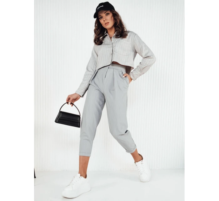 Dámské šedé kalhoty Dstreet model 21972862 - FashionStreet