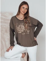 Dámská halenka tmavě hnědá Dstreet model 21982035 - FashionStreet