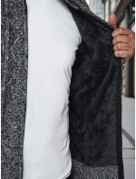 Pánský rozepínací šedý svetr FashionStreet WX2251z Pánský rozepínací šedý svetr FashionStreet WX2251z