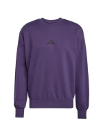 Pánská mikina Essentials Fleece purple pánské oblečení model 21342726 - ADIDAS Pánská mikina Essentials Fleece purple pánské oblečení model 21342726 - ADIDAS