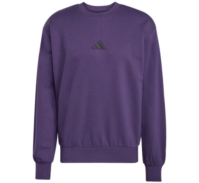 Pánská mikina Essentials Fleece purple pánské oblečení model 21342726 - ADIDAS Pánská mikina Essentials Fleece purple pánské oblečení model 21342726 - ADIDAS