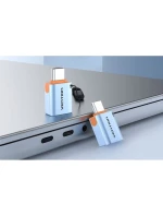 Adaptér USB 3.1 Vention USB-C na USB-A OTG se šňůrkou z hliníkové slitiny Adaptér USB 3.1 Vention USB-C na USB-A OTG se šňůrkou z hliníkové slitiny