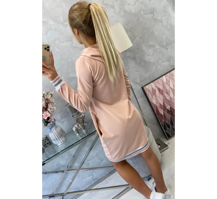 Brooklyn šaty tmavě pudrově růžové