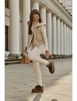 Nízké Sněhule Na Platformě S Kožíškem D.Franklin Hnědé DFSH370011