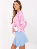 Bluzka MI BZ model 20849236 biało różowy - FPrice Bluzka MI BZ model 20849236 biało różowy - FPrice