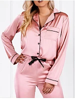 Pyžamo Classic Look Pink - Momenti Per Me Pyžamo Classic Look Pink - Momenti Per Me