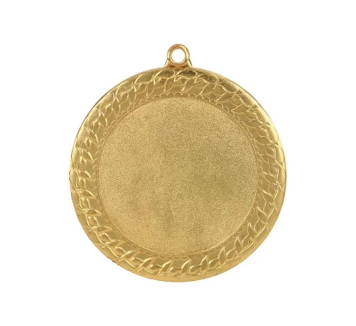 Obecná zlatá medaile s prostorem pro emblém 50 mm - ocelová medaile
