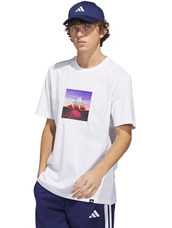 Pánské tričko adidas Summer Heat Graphic white JZ7545 pánské