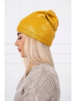Čepice model 18745378 hořčice - K-Fashion Čepice model 18745378 hořčice - K-Fashion