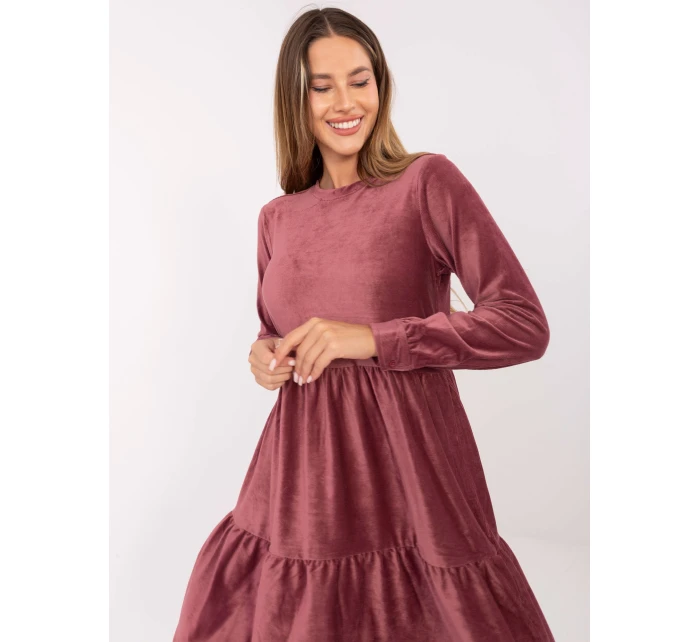 Sukienka model 21399607 ciemny różowy - FPrice