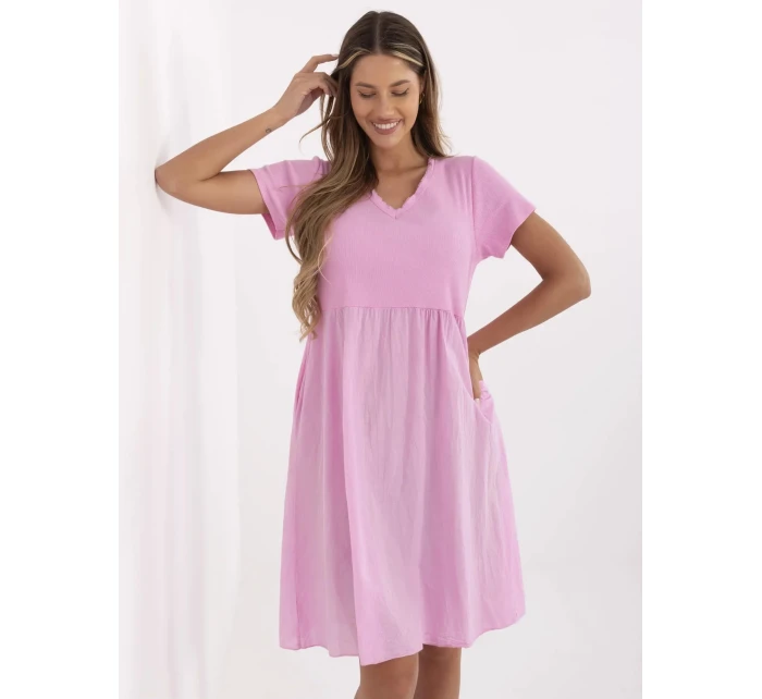 Sukienka DHJ SK model 21142173 różowy - FPrice