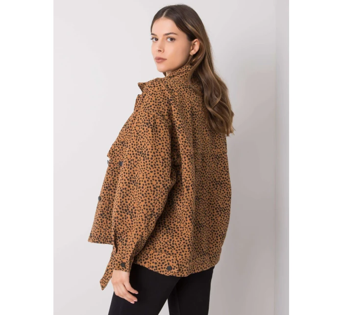 EM KR VJ3608 bunda.07 světle hnědá