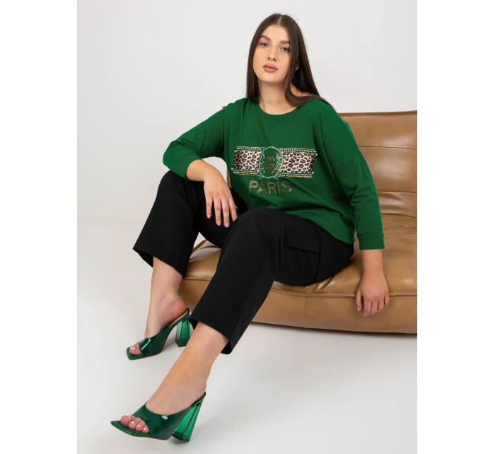 Halenka VI BZ 2901.49P tmavě zelená Halenka VI BZ 2901.49P tmavě zelená