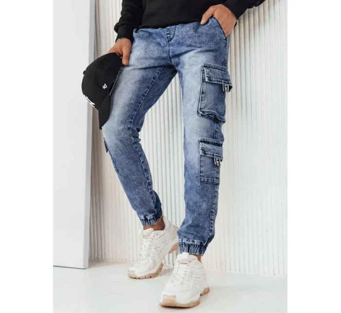 Pánské modré cargo kalhoty model 20648436 - Dstreet