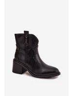 Boty na podpatku model 221135 Step in style Boty na podpatku model 221135 Step in style