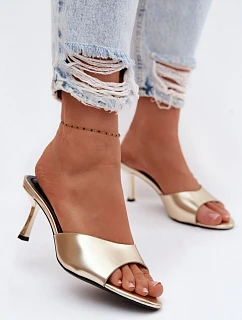 Klapky na podpatku model 227946 Step in style