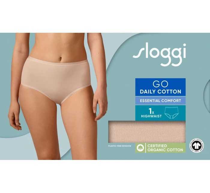 sloggi GO Daily Cotton Highwaist - BROWN - SLOGGI BROWN - SLOGGI