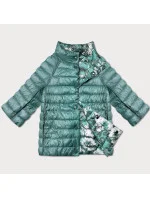 Tmavě oboustranná dámská bunda se 3/4 rukávy model 21061476 - MINORITY