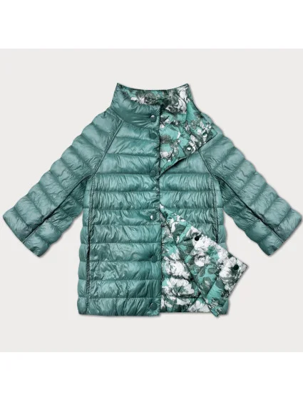 Tmavě oboustranná dámská bunda se 3/4 rukávy model 21061476 - MINORITY