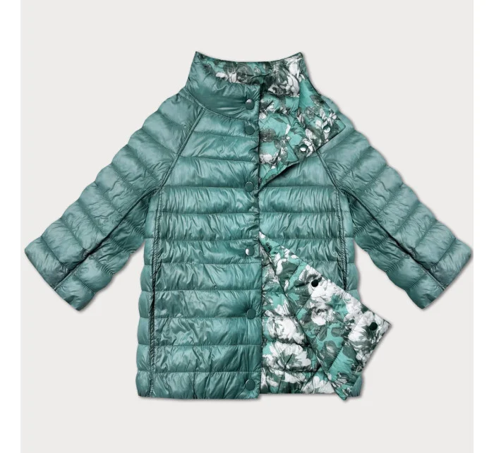 Tmavě oboustranná dámská bunda se 3/4 rukávy model 21061476 - MINORITY