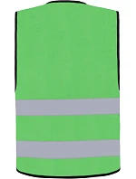 – Bezpečnostní vesta se zipem neon green model 22503494 - Korntex