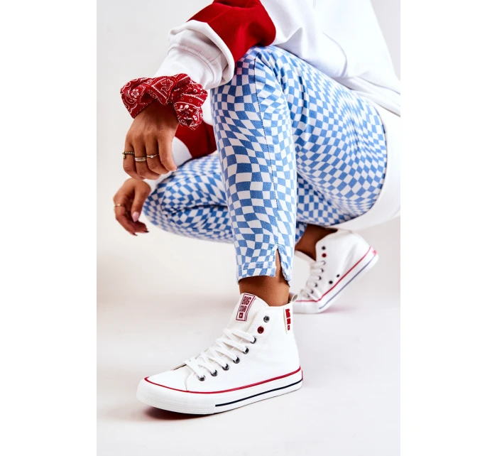 Vysoké Tenisky Big Star JJ274127 Bílý Vysoké Tenisky Big Star JJ274127 Bílý