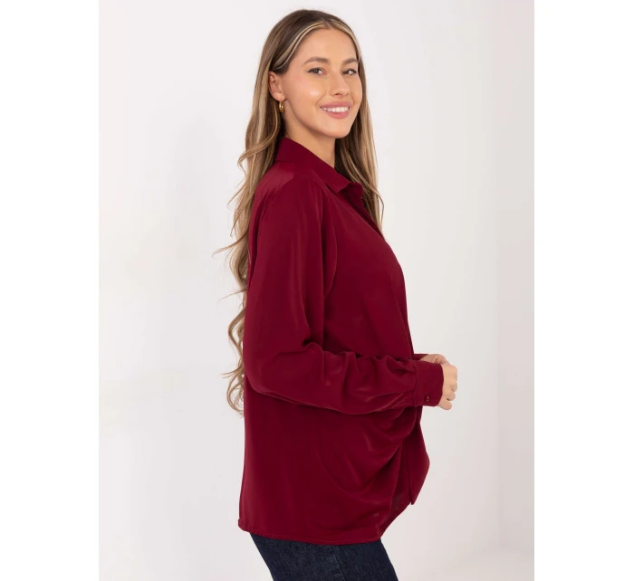 Košile IT KS 29053.69 bordó