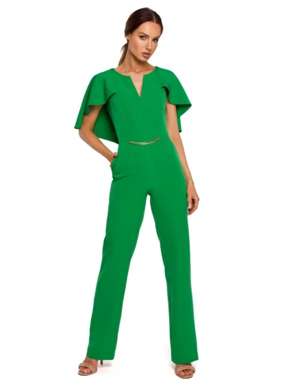 M670 Kombinéza s volánky - zelená