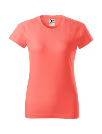 Basic tričko dámské korálová Basic tričko dámské korálová