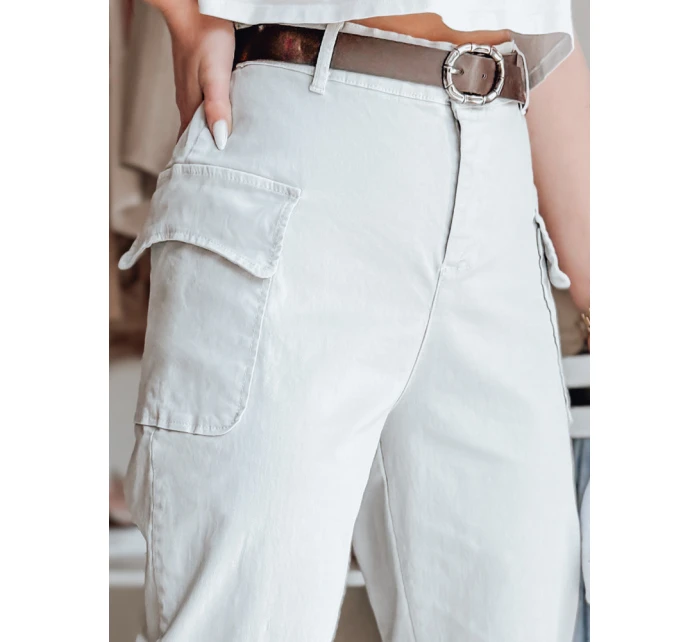 Dámské pytlovité kalhoty GOTRENDI světle šedé FashionStreet UY2529