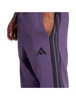 Pánské kalhoty adidas Essentials 3-Stripes Fleece purple JX0750