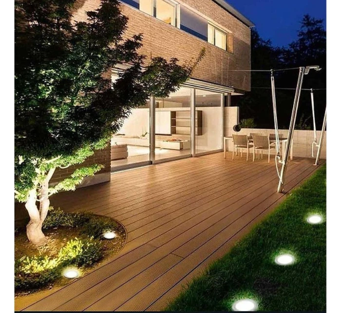 SOLÁRNÍ LAMPA 8 LED SMD PRO PROLOMENÍ KPL.4PCS