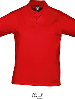 SOL'S Prescott Men Pánské žerzejové polo 25.1377 red