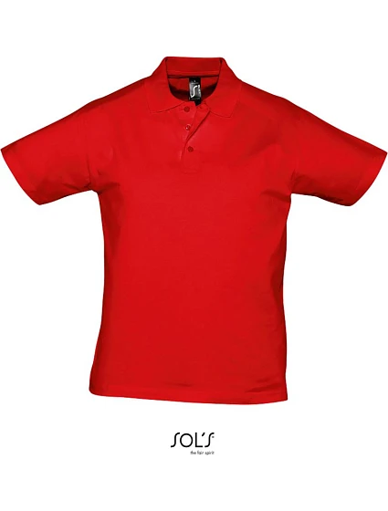 SOL'S Prescott Men Pánské žerzejové polo 25.1377 red SOL'S Prescott Men Pánské žerzejové polo 25.1377 red
