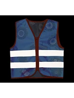 Korntex ACTION Dětská bezpečnostní vesta 76.ACTN blue/tractor
