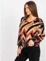 Halenka DHJ BZ 6033 1.49P černá a béžová